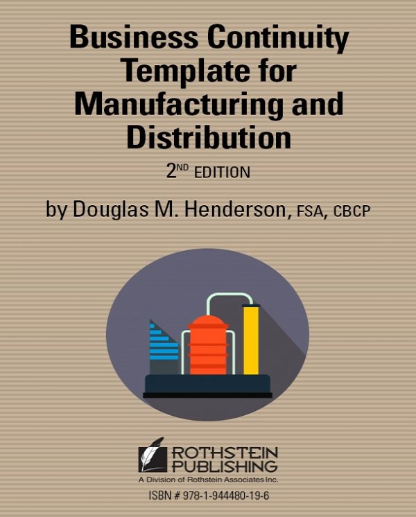 Business Continuity Template For Manufacturing and Distribution