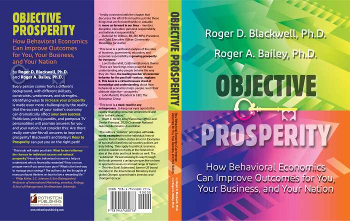 Rothstein Publishing's Newest Economic Book: Objective Prosperity: How Behavioral Economics Can Improve Outcomes for You, Your Business, and Your Nation